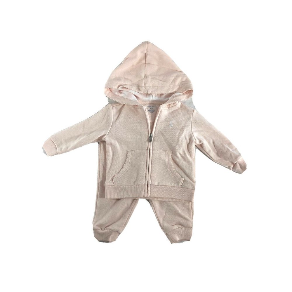 Ralph Lauren Girls 2-Piece Set Light Pink